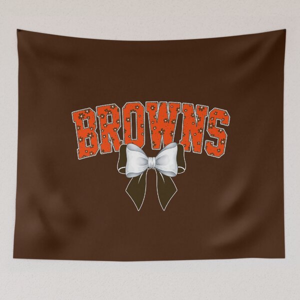 Artikelvorschau, Browns Floral Coquette Bow Cleveland Football Spirit entworfen und verkauft von RockTheFeal.