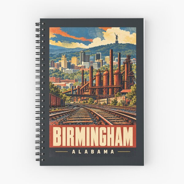 Aperçu de l'œuvre Birmingham - Alabama créée et vendue par GoodOldVintage.