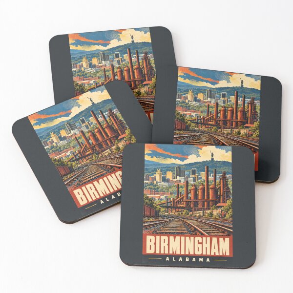 Aperçu de l'œuvre Birmingham - Alabama créée et vendue par GoodOldVintage.
