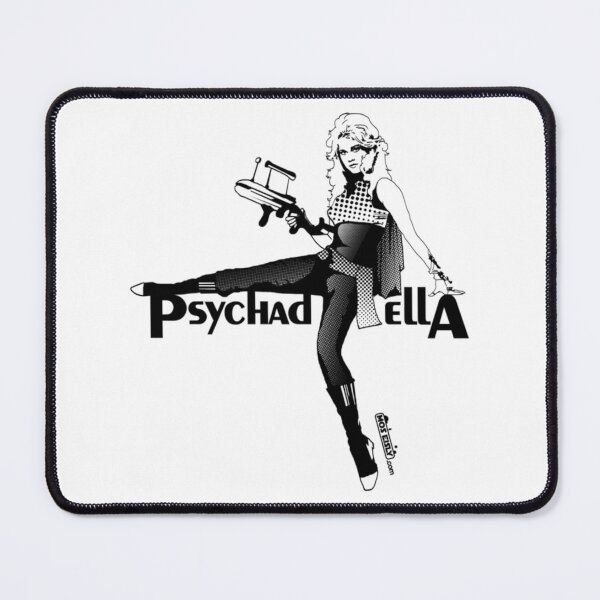 Item preview, Barbarella Psychedelic Sci Fi Portrait Design designed and sold by Richard Sutton.