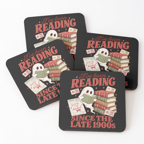 Item preview, Reading Since The Late 1900s Cute Ghost Books Reader Art designed and sold by CarlaKaise.