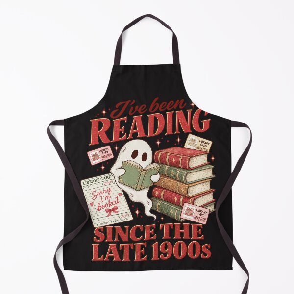 Item preview, Reading Since The Late 1900s Cute Ghost Books Reader Art designed and sold by CarlaKaise.