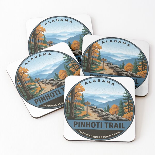 Item preview, Pinhoti Trail Alabama Vintage Park Badge Sticker designed and sold by DetourDgn.