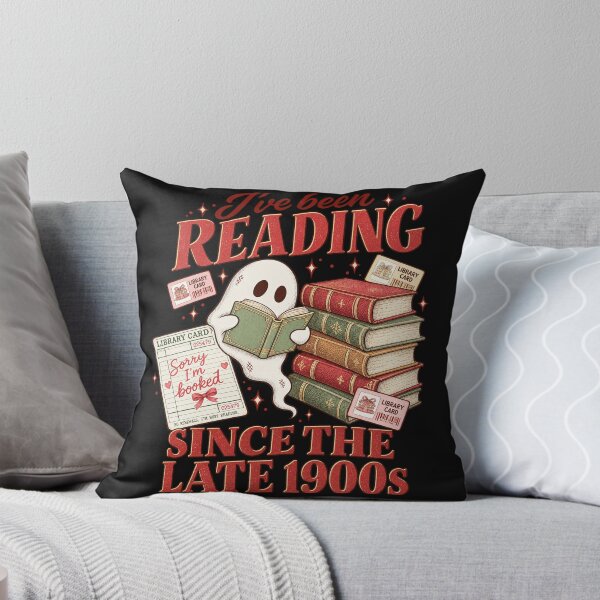 Item preview, Reading Since The Late 1900s Cute Ghost Books Reader Art designed and sold by CarlaKaise.