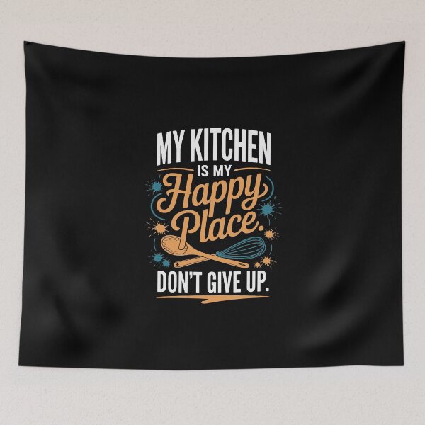 Item preview, My Kitchen Is My Happy Place – Baking Whisk Spoon Art designed and sold by jkrphoto.