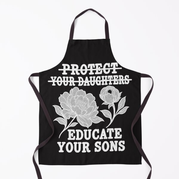Item preview, Educate Your Sons Feminist Botanical Peony Flower Art designed and sold by CarlaKaise.