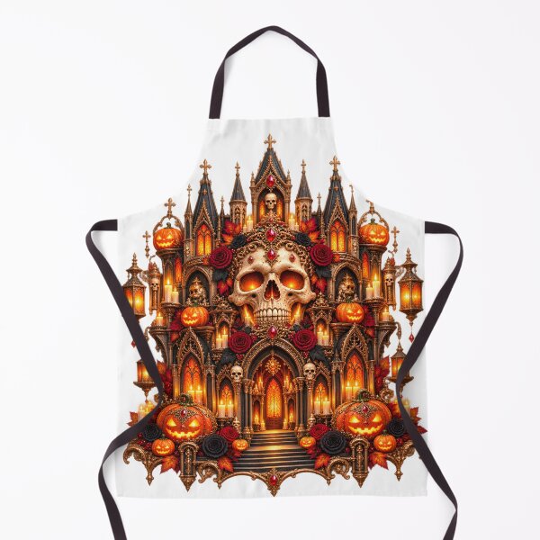 Item preview, Gilded Skull Cathedral Crest – Victorian Gothic Halloween designed and sold by Clothes With Smiling Animals Walt Gral.