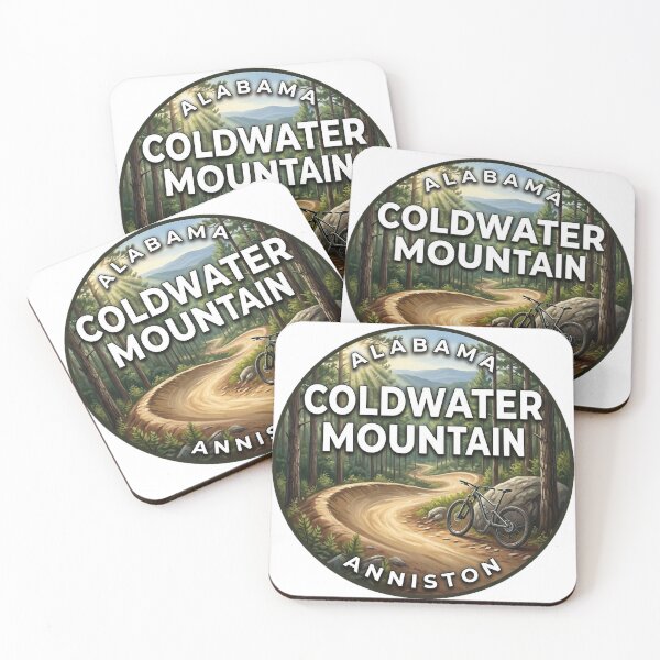 Item preview, Coldwater Mountain Alabama Round Travel Badge Sticker designed and sold by DetourDgn.