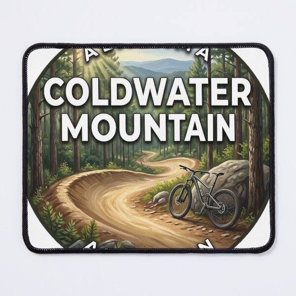 Item preview, Coldwater Mountain Alabama Round Travel Badge Sticker designed and sold by DetourDgn.