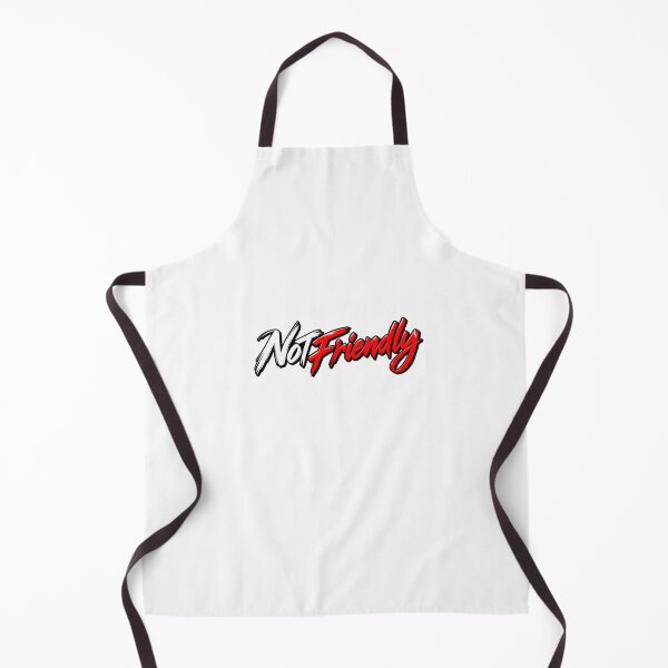 Item preview, Not Friendly – Bold Red and White Attitude designed and sold by Fleetwood1994.
