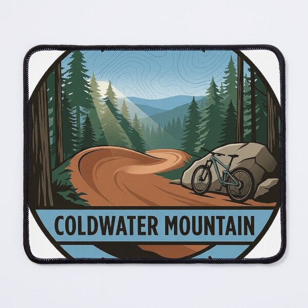 Item preview, Coldwater Mountain Alabama Vintage Park Badge Sticker designed and sold by DetourDgn.