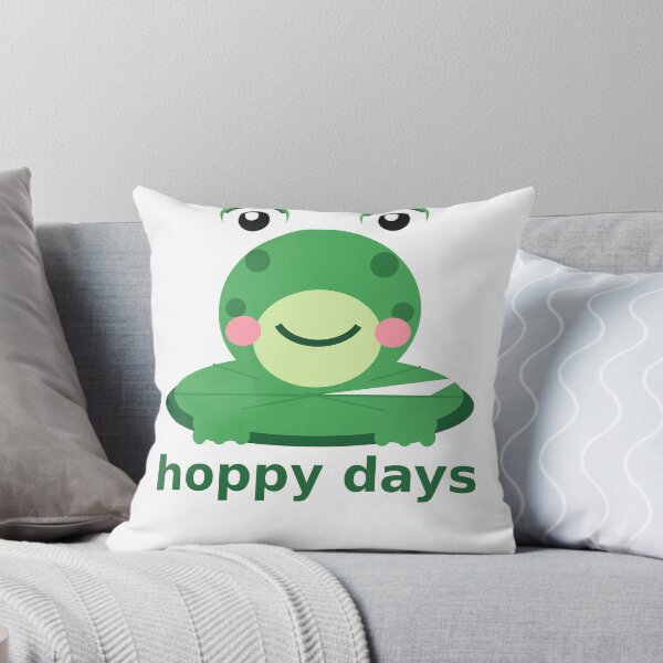 Item preview, Hoppy Days Cute Cartoon Frog Sticker designed and sold by PRIME4YOU.