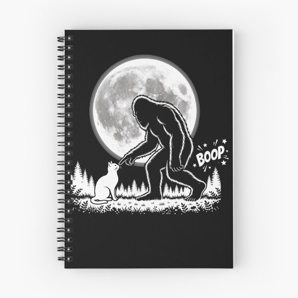 Item preview, Bigfoot Boop Cat Sasquatch Cryptozoology Animal Lover designed and sold by FolkGraphics.