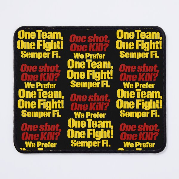 Item preview, One Team One Fight Military Brotherhood Teamwork Typography Art designed and sold by CarlaKaise.