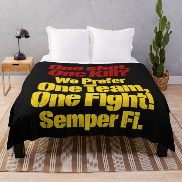 Item preview, One Team One Fight Military Brotherhood Teamwork Typography Art designed and sold by CarlaKaise.