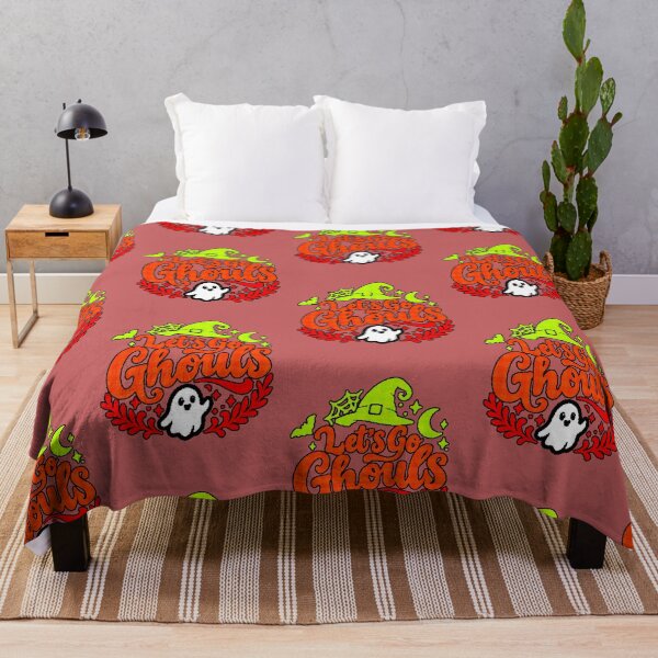 Item preview, Let's Go Ghouls - Ghost Kawaii Halloween Retro 70s designed and sold by AstronautMerch.