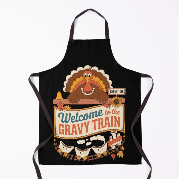 Item preview, Welcome To The Gravy Train – Funny Thanksgiving Turkey Art designed and sold by jkrphoto.