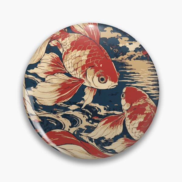 Item preview, Japanese Goldfish Moon designed and sold by Silken moonlight .