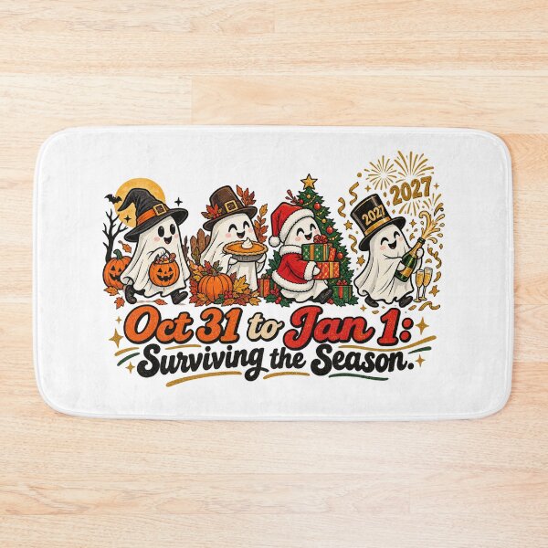 Item preview, Oct 31 to Jan 1 Surviving the Season Funny Ghosts designed and sold by SON SON.