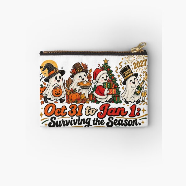 Item preview, Oct 31 to Jan 1 Surviving the Season Funny Ghosts designed and sold by SON SON.