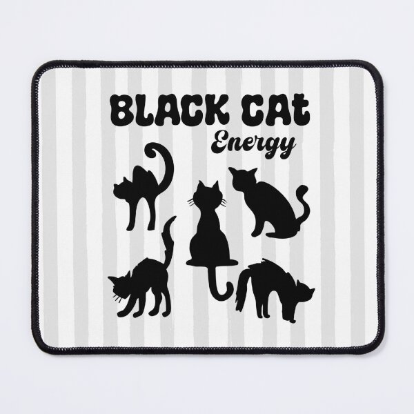 Item preview, Black Cat Energy Halloween Groovy Retro designed and sold by MaiZephyr.