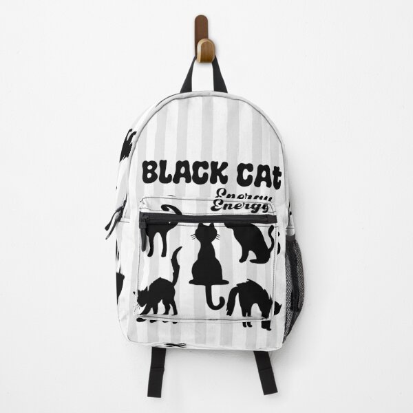 Item preview, Black Cat Energy Halloween Groovy Retro designed and sold by MaiZephyr.