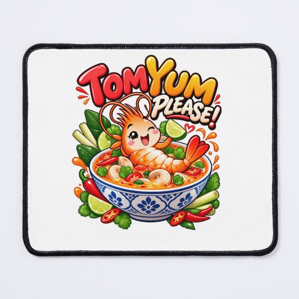 Item preview, Tom Yum Please! Cute Spicy Thai Soup designed and sold by Pali's shop.