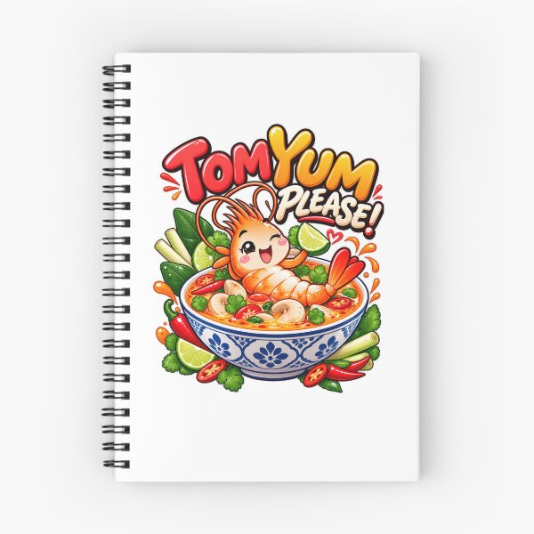 Item preview, Tom Yum Please! Cute Spicy Thai Soup designed and sold by Pali's shop.