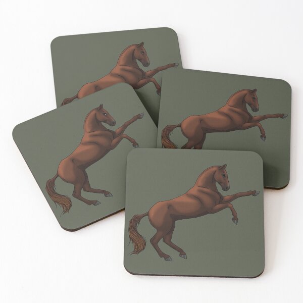 Item preview, Akhal-Teke de hígado y castaño designed and sold by Old Water Cryptid .