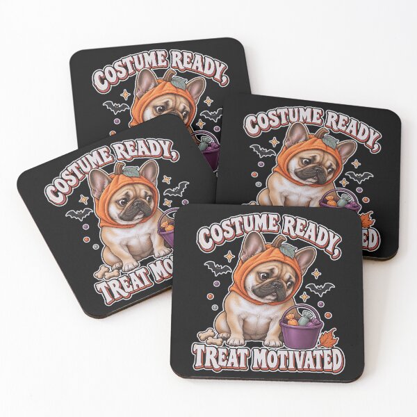 Item preview, Costume Ready Treat Motivated Halloween French Bulldog designed and sold by NoeValdric.