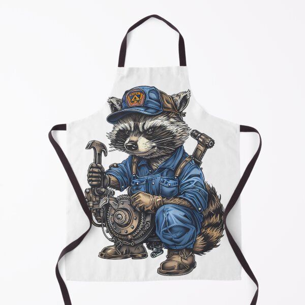 Item preview, Mechanic Raccoon designed and sold by Structure-Blue.