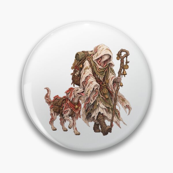 Item preview, Wormface and Faithful Hound – Elden Ring Wanderers designed and sold by ChickenFund.