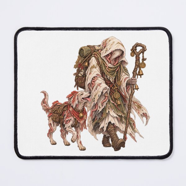 Item preview, Wormface and Faithful Hound – Elden Ring Wanderers designed and sold by ChickenFund.