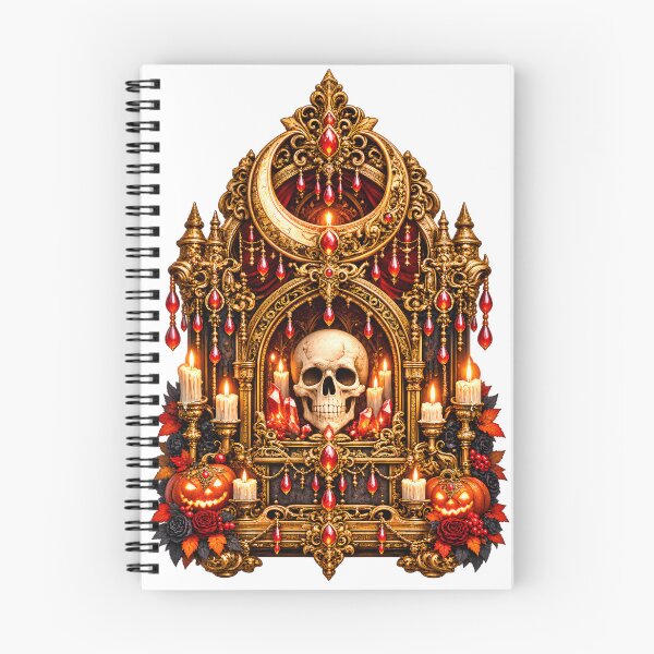 Item preview, Baroque Skull Crescent Shrine – Victorian Gothic Halloween designed and sold by Clothes With Smiling Animals Walt Gral.