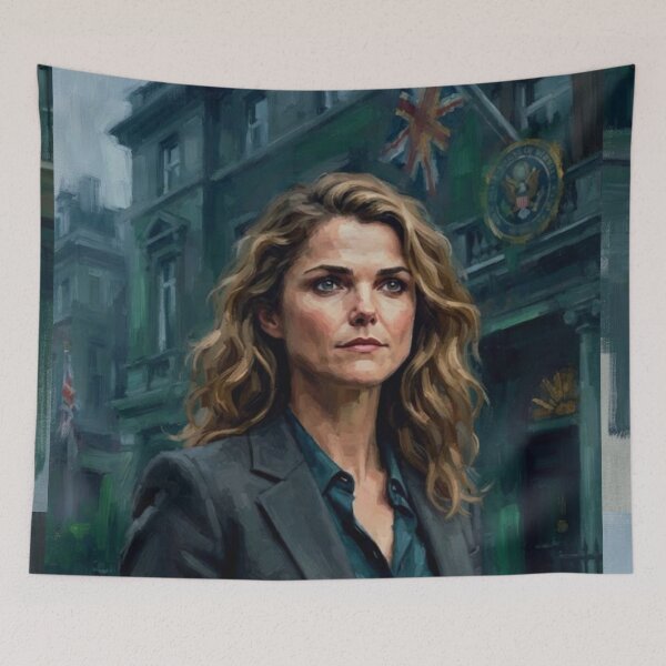 Item preview, The Diplomat Political Thriller Fine Art Tribute designed and sold by Art's Diner.