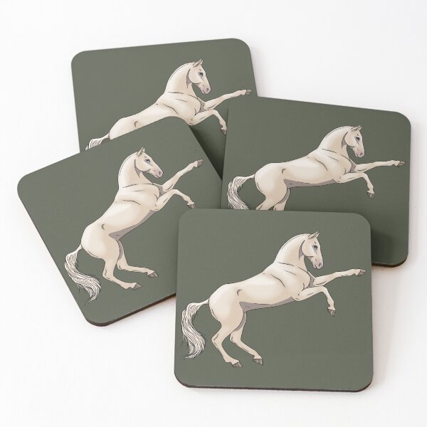 Item preview, Cremello Akhal-Teke designed and sold by Old Water Cryptid .
