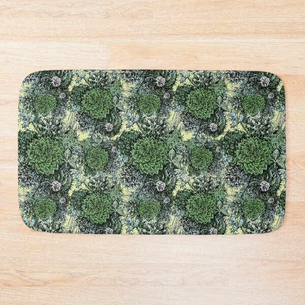 Item preview, Pen drawing of a cactus bouquet green pattern designed and sold by Konopikyu.
