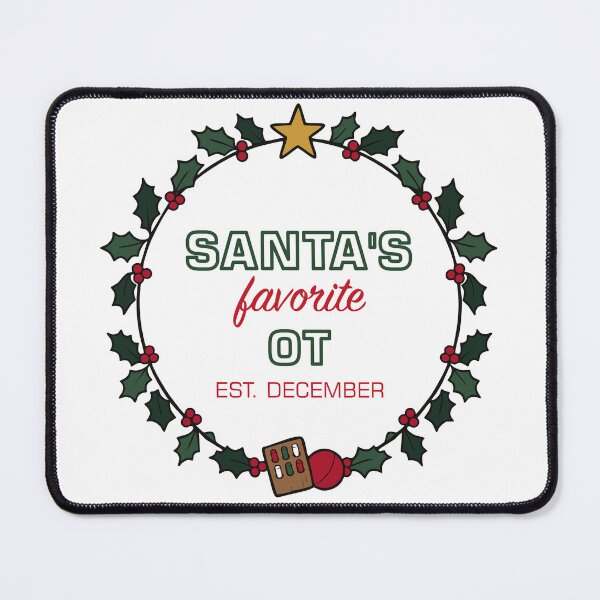 Item preview, Santa's Favorite OT Christmas Holly Wreath designed and sold by sdcreations210.