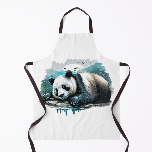 Item preview, Resting Giant Panda Mountain Wildlife Nature Art designed and sold by Apex Designs.