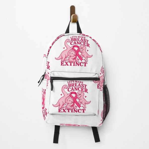 Item preview, Let's Make Breast Cancer Extinct Cute Dinosaurs Pink Ribbon Art designed and sold by SEINENGAPPI8.