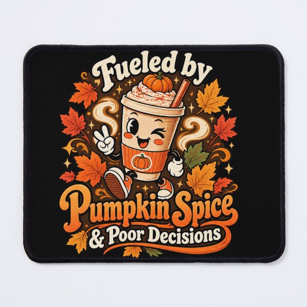 Item preview, Fueled by Pumpkin Spice & Poor Decisions – Funny Fall Coffee Design designed and sold by NViora.
