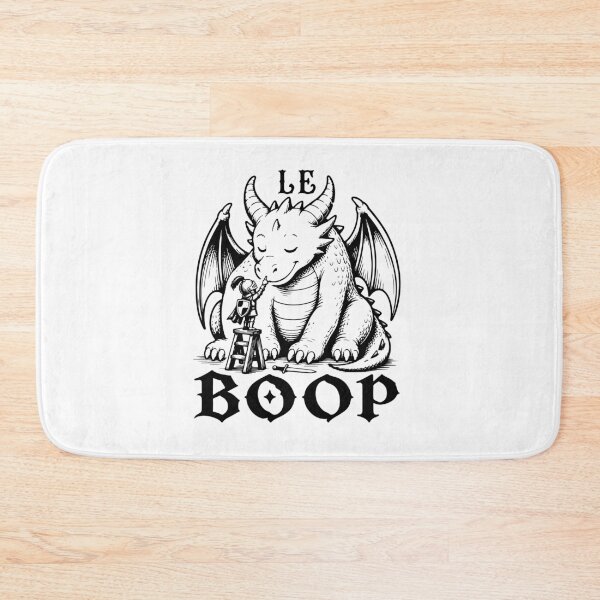 Item preview, Le BOOP Little Knight Booping a Cute Dragon designed and sold by EmeraldeaArt.