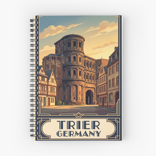 Item preview, Trier Germany Vintage Travel – Porta Nigra Roman Gate Hauptmarkt Moselle Valley designed and sold by Bomax121.