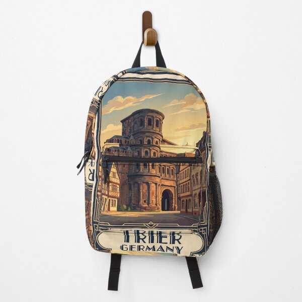 Item preview, Trier Germany Vintage Travel – Porta Nigra Roman Gate Hauptmarkt Moselle Valley designed and sold by Bomax121.