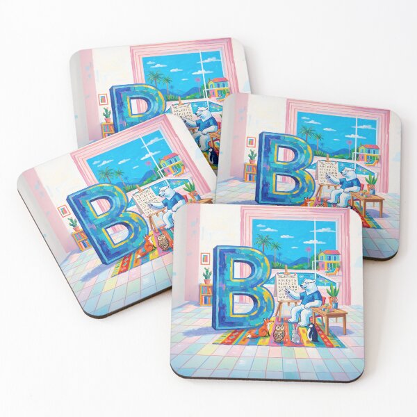 Item preview, Polar Bear Teaching The Alphabet designed and sold by Home Decor Art.