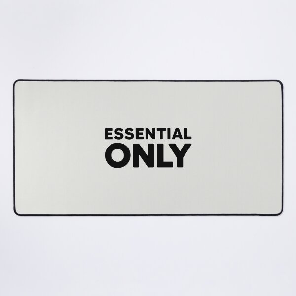 Item preview, Essential Only – Minimalist Lifestyle Quote designed and sold by Jollys-ArtShop.
