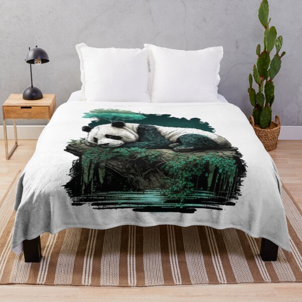 Artikelvorschau, Schlafender Riesenpanda, Waldtiere, Naturkunst entworfen und verkauft von Apex Designs.