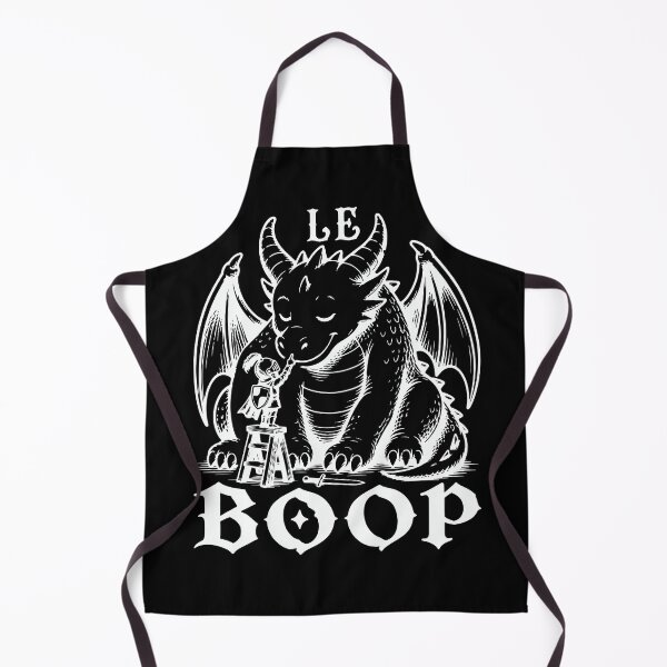 Item preview, Le BOOP Knight Booping a Dragon white design designed and sold by EmeraldeaArt.