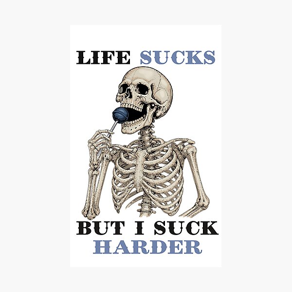 Item preview, Life socks, but I suck harder. designed and sold by Hexcellent Designs.