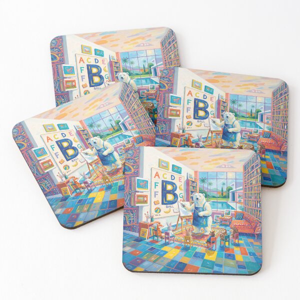 Item preview, Polar Bear Teaching The Alphabet designed and sold by Home Decor Art.